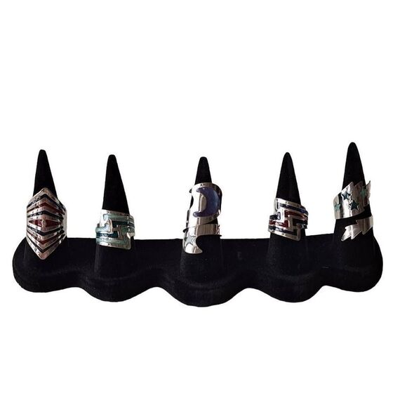 10 Adjustable Stainless steel Rings. #4 - Picture 2 of 13